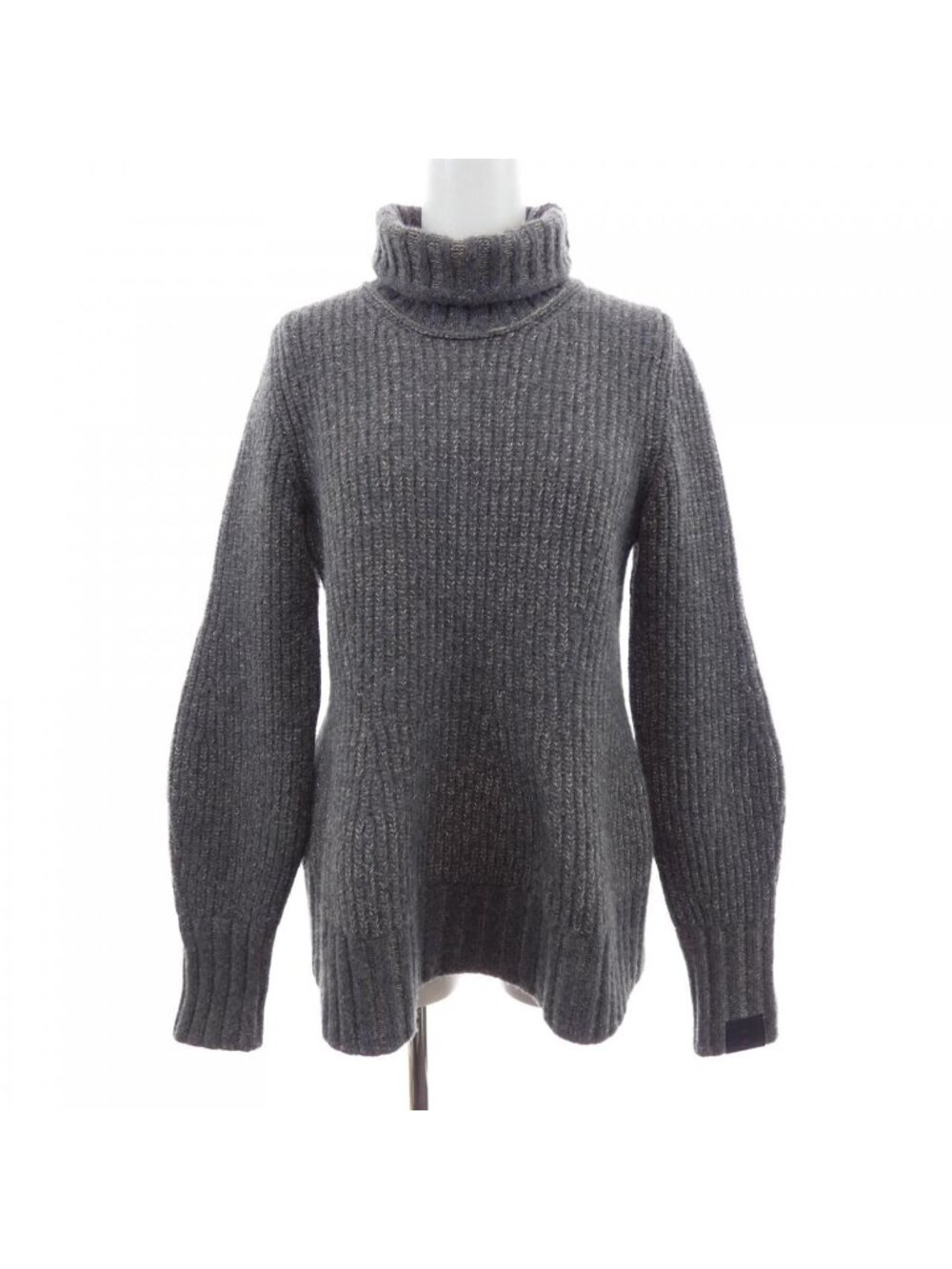 Louis Vuitton Pleated Waist Turtleneck Pullover Frkl 57 Qim Knit Sweater